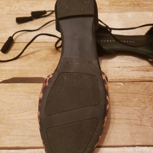 LC Lauren Conrad lace up flats - Picture 3 of 6